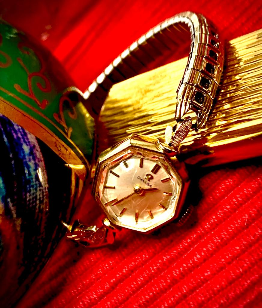#360 Rare Vintage Omega 14K Solid Gold Ladies Cocktail Watch Bracelet | Swiss Manual Wind | Ref. 66512