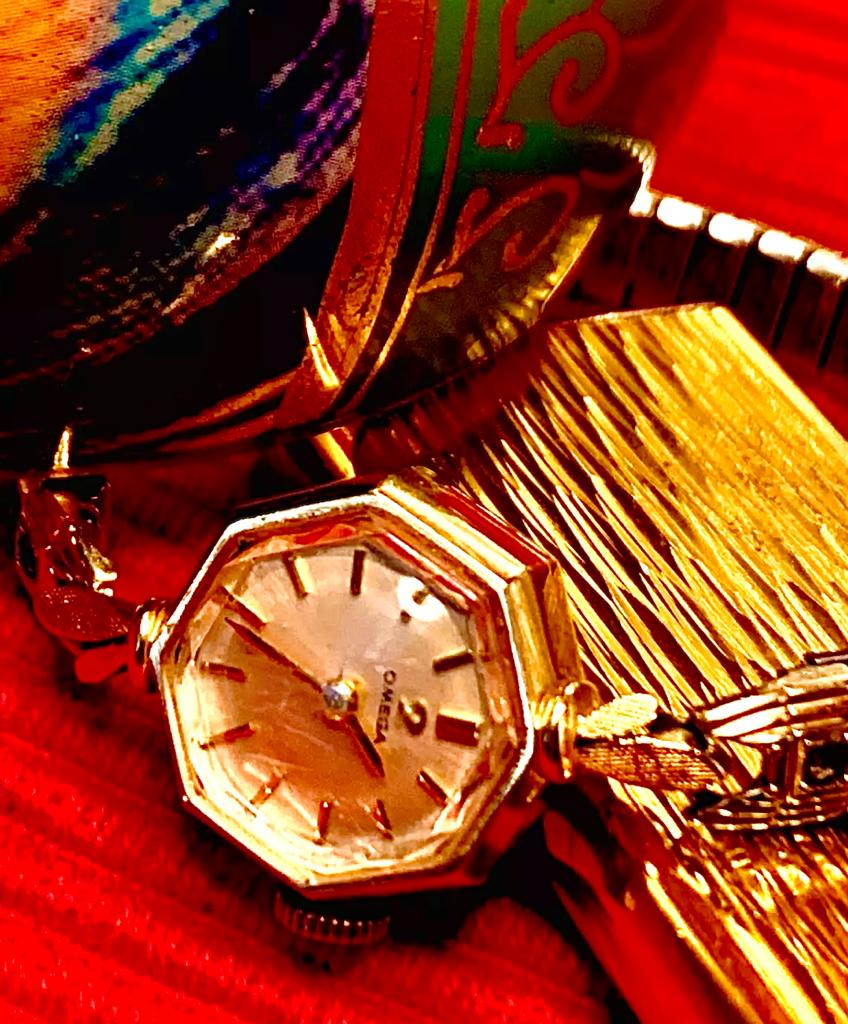 #360 Rare Vintage Omega 14K Solid Gold Ladies Cocktail Watch Bracelet | Swiss Manual Wind | Ref. 66512