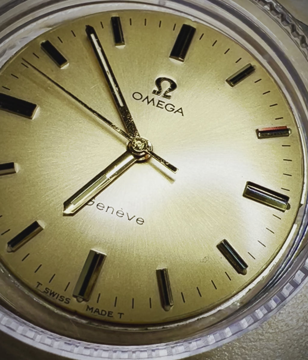 #602 GENEVE OMEGA Men's Watch Rare Vintage (Antique) Original Swiss Made