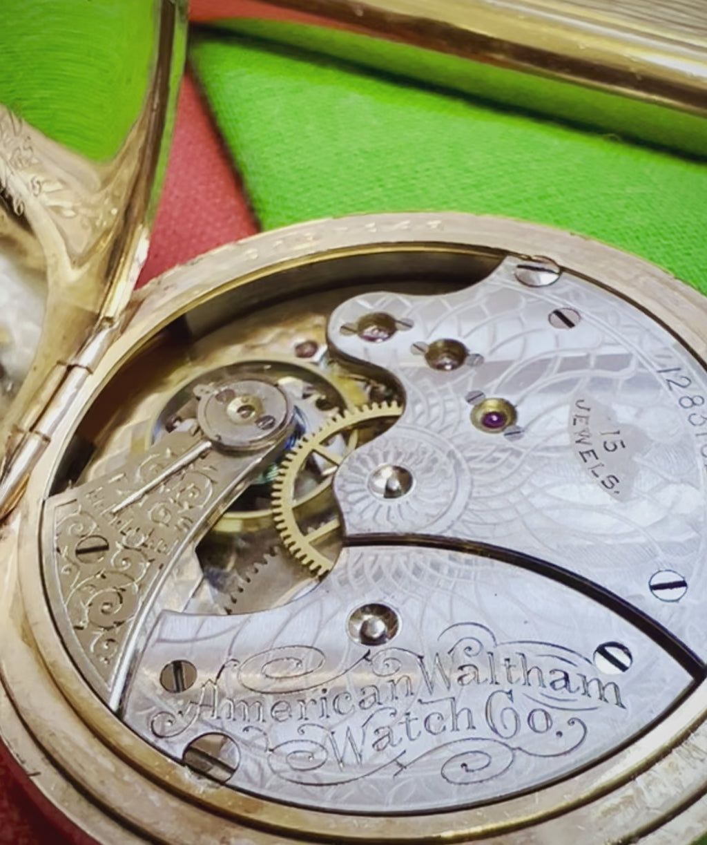 Reserved for Galina #643 Waltham Seaside Model 1890 14K Gold Filled 6S 15J Full Hunter Case Pocket Watch Ebay Inv shahid $199- Paid $125