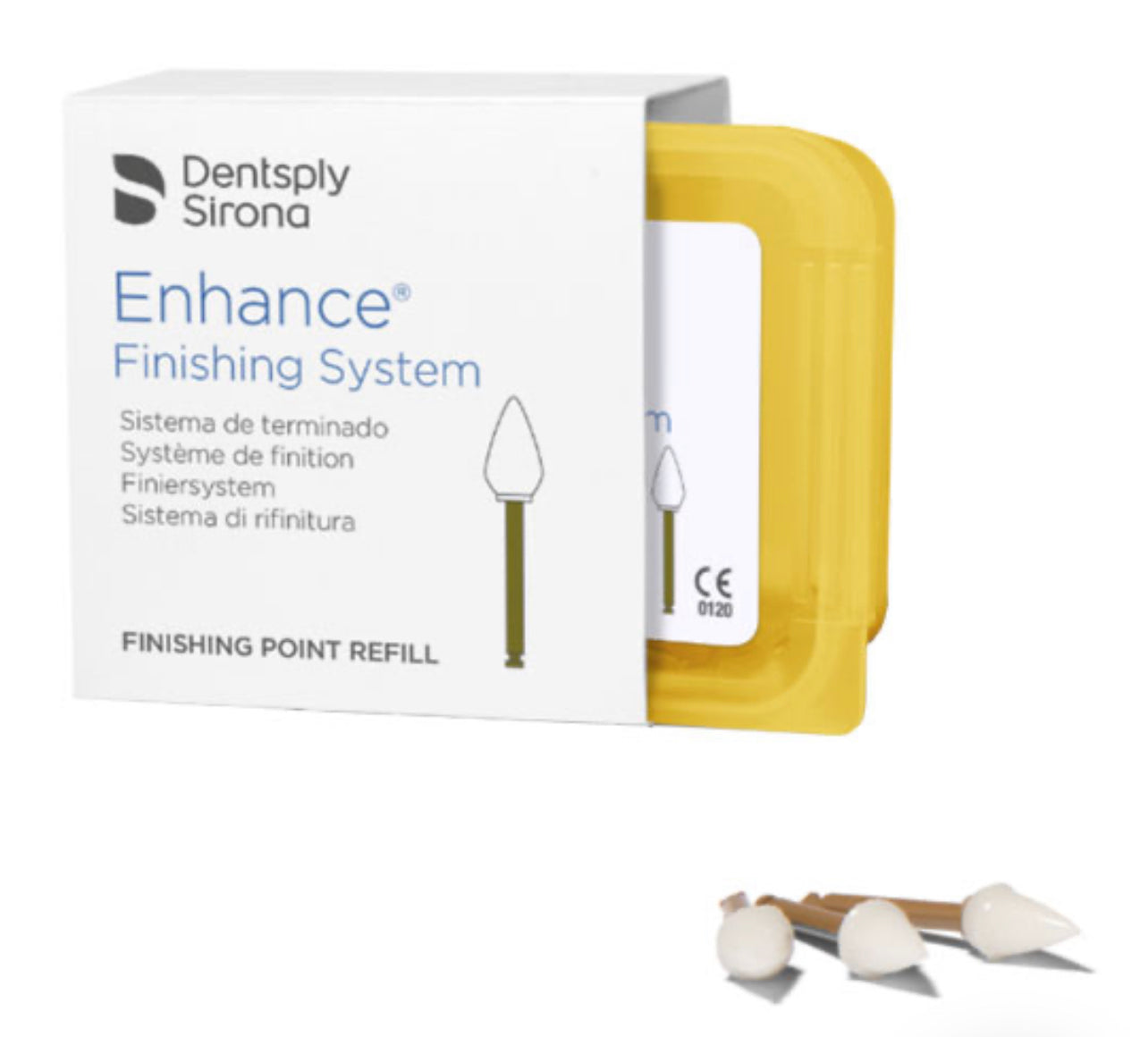 Enhance Finishing Points, RA shank, Package of 40 Points By Dentsply Sirona