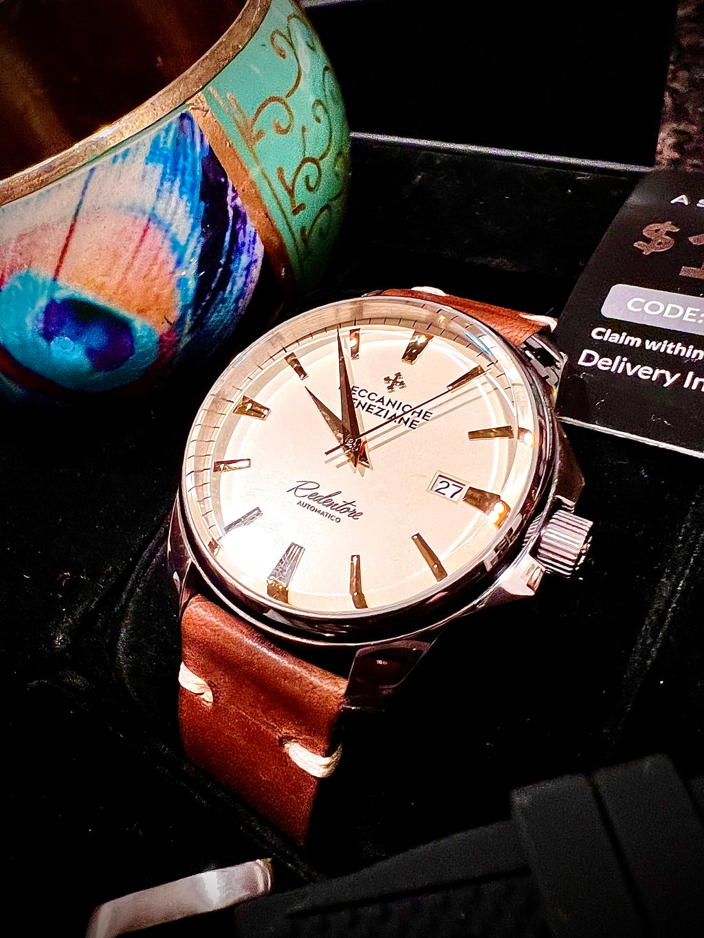 Sold #383 Reserved for  Carlos Beautiful Designer Meccaniche Veneziane Hand Made in Italy Very High Quality