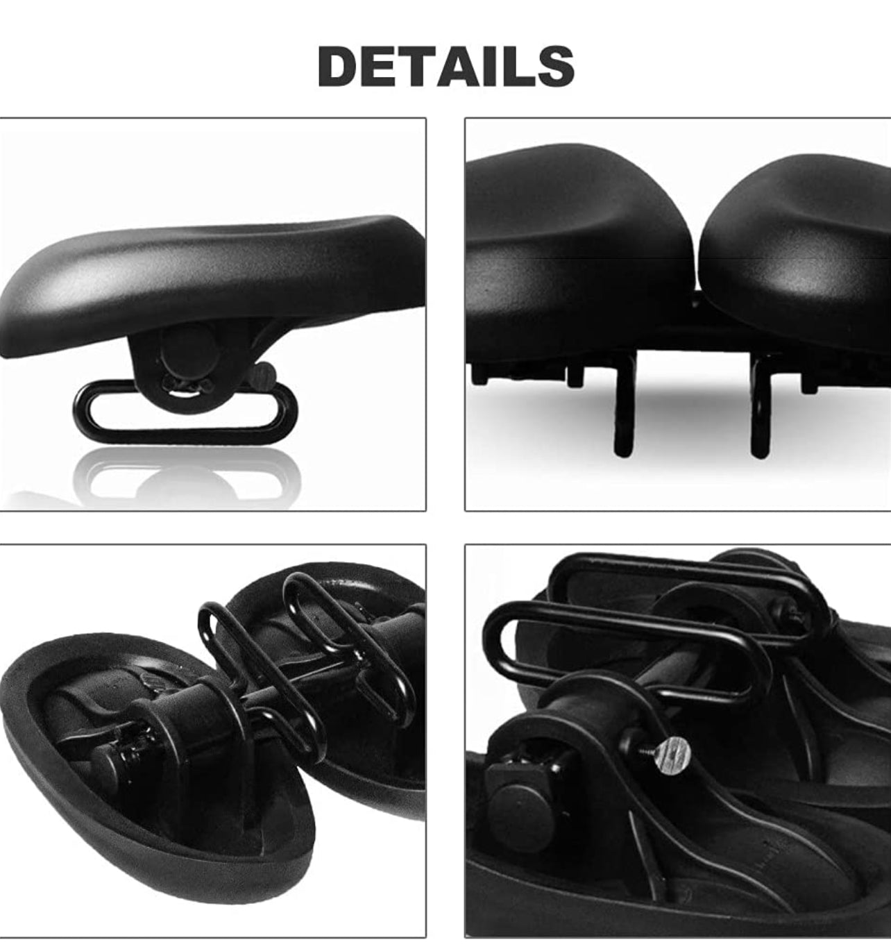 DONGKER innovative Double cusion COMFORTABLE bicycle Seat