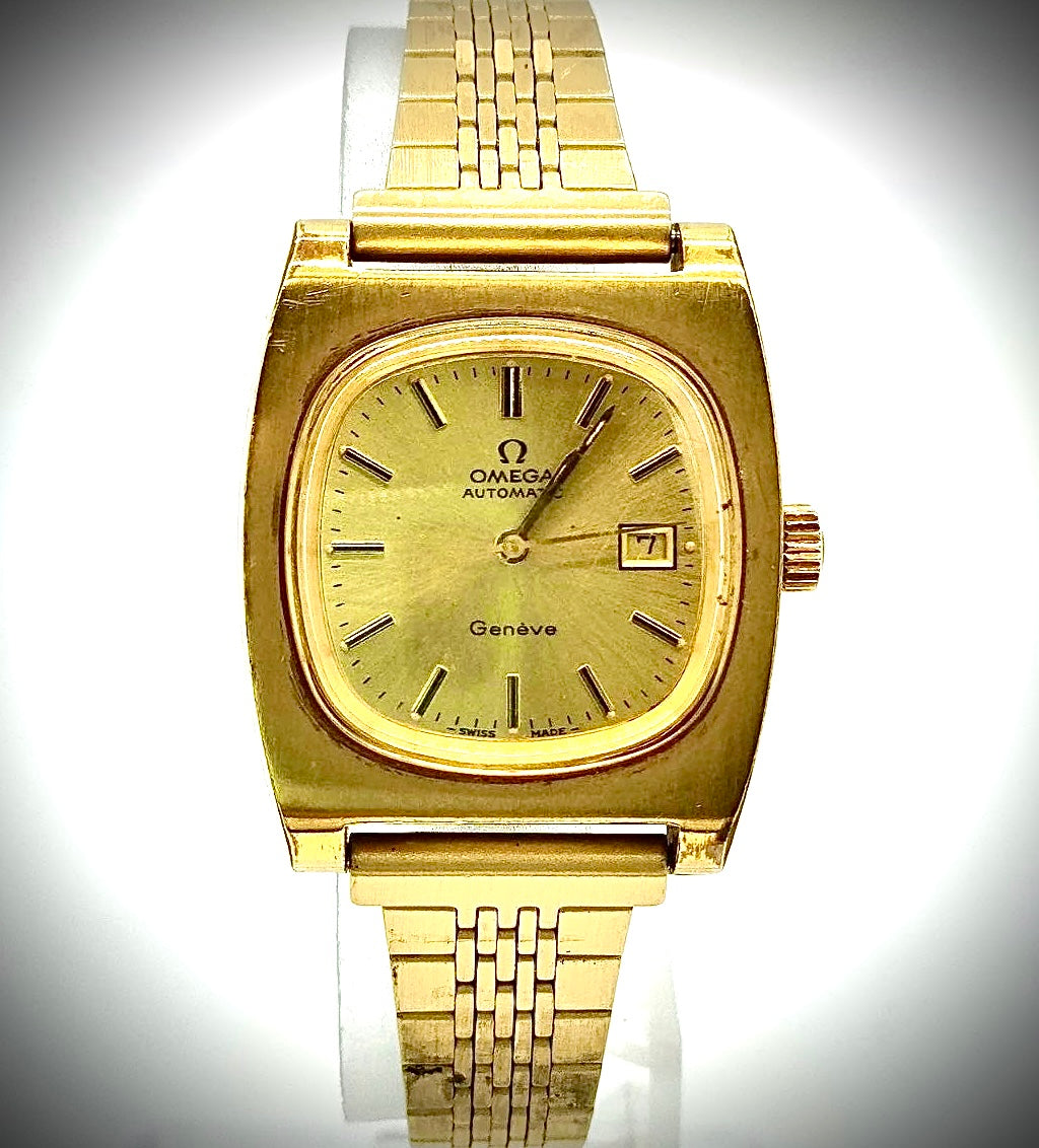 #581 Omega geneva Beautiful Gold automatic