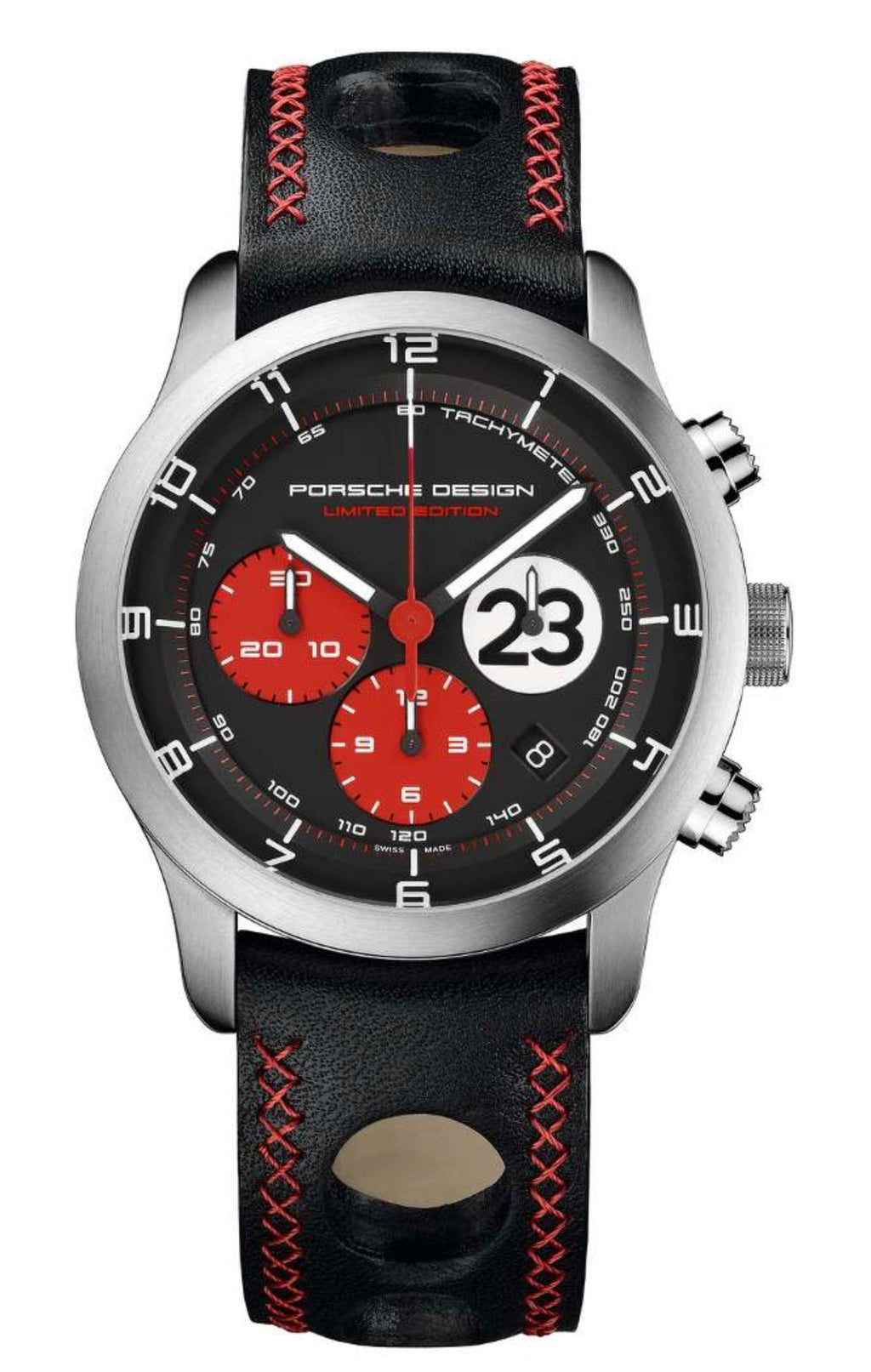 #616 Porsche Design P6612 Dashboard Chronograph Limited Edition Titanium Swiss Automatic case 42mm Lugs 22mmHighly Collectable Titanium watch car 23 winner of 1970 Lemont