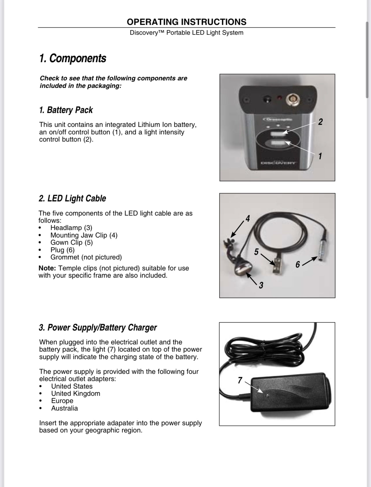 Orascoptic Discovery Headlight module conversion to work with any Endevour Battery module