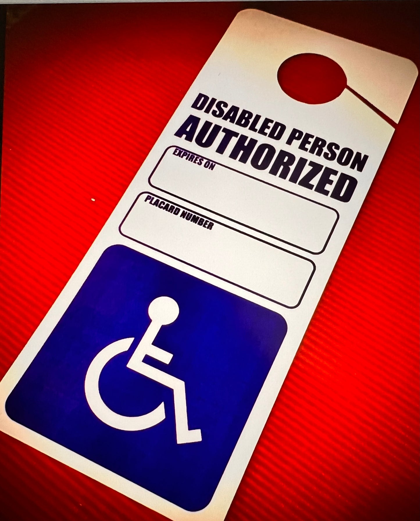 2 (Two) X Handicap Disabled Placards, Signs Impedido Cards Fast Shipping Ebay Inv $18.95