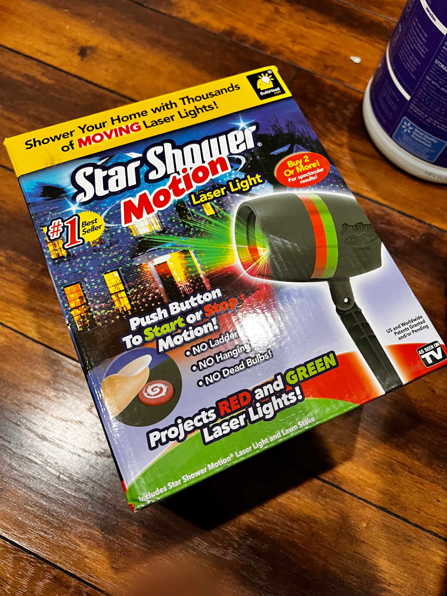 Star Shower Ultra 9, AS-SEEN-ON-TV, Outdoor Laser Holiday Projector, New 2022 Model w/ 9 Unique Patterns, Showers Home w/Thousands of Lights, 3 Color Combos, Motion or Still, Up to 3200 Sq Ft