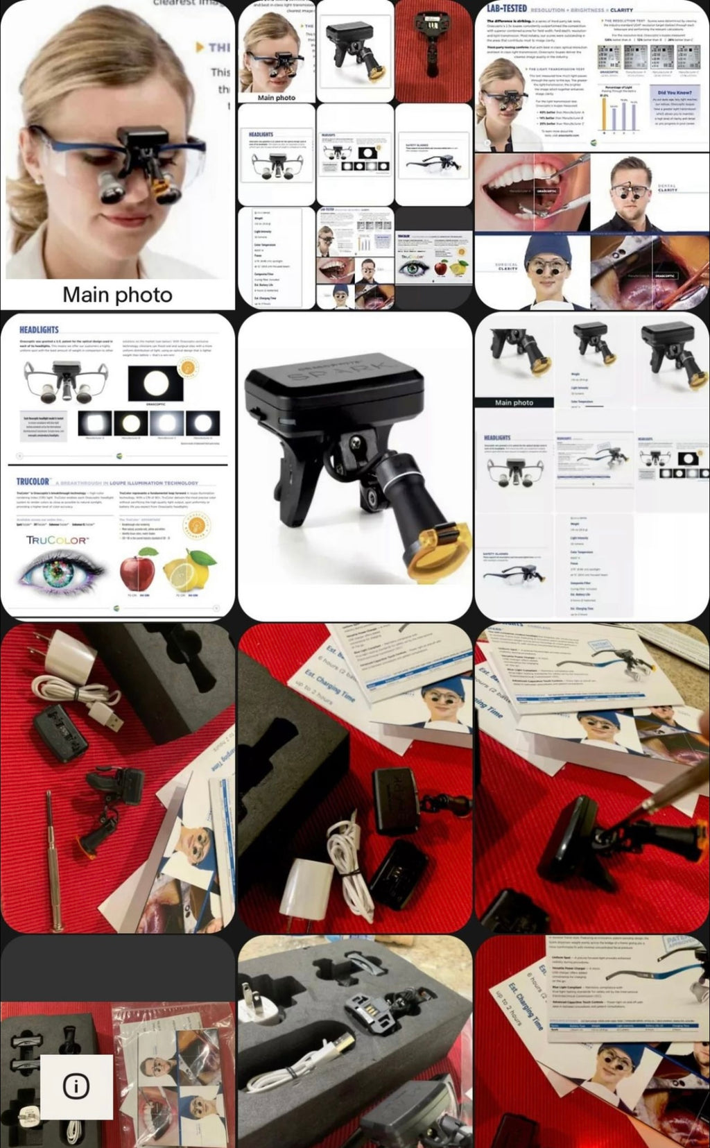 SPARK TRUCOLOR™ CORDLESS DENTAL SURGICAL HEADLIGHT SYSTEM 5Years limited Warranty