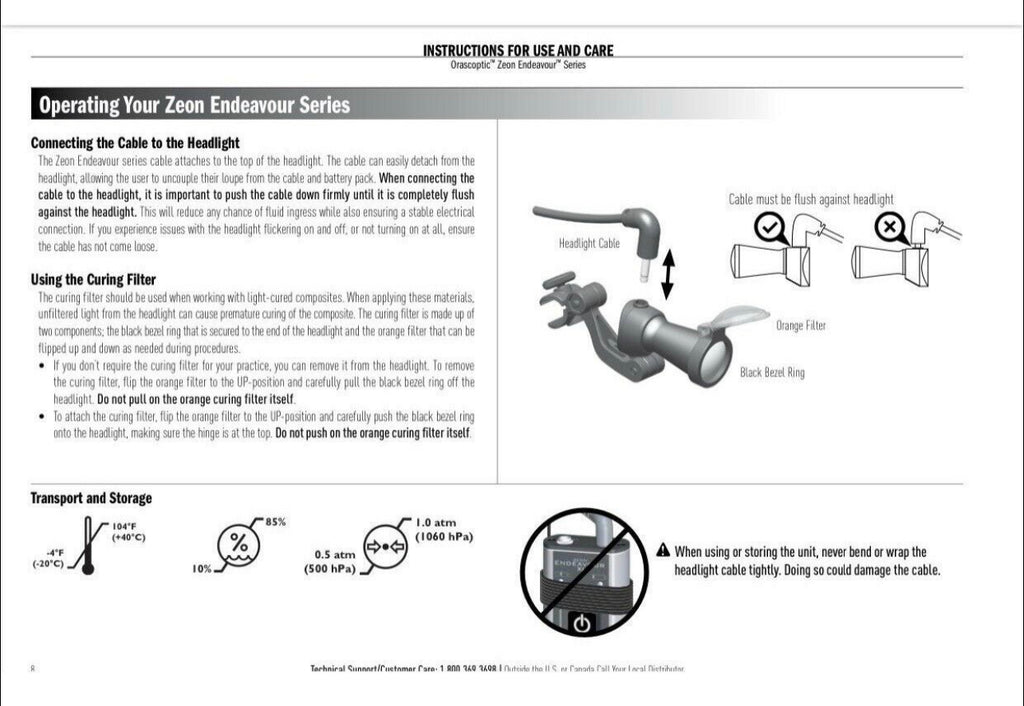 DL01-ORASCOPTIC ZEON ENDEAVOUR LED DENTAL SURGICAL LIGHT 3 Years Warranty
