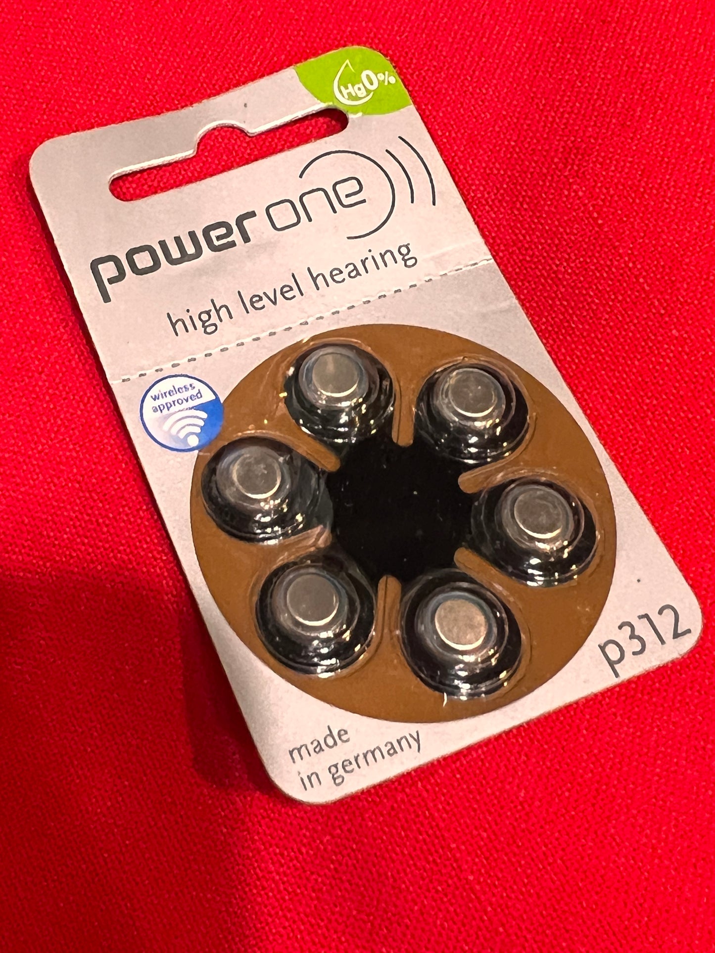 Power One Batteries P12 high level Hearing