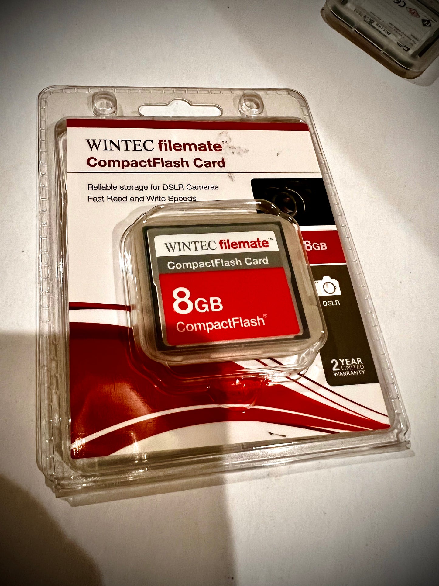 Wintec FM Filemate Cmpactflash Card 8GB For DSLR Cameras 3FMCF8GB-R New