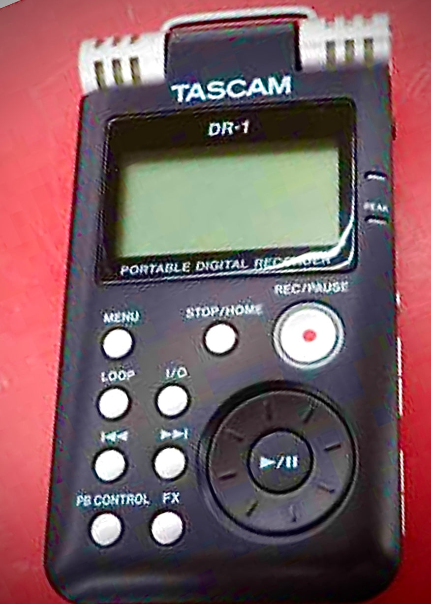 Tascam DR-1 Portable Digital Recorder w/ Battery MW3A3 Tascam Dr-1 Handy Recorder 2GB / MP3 / WAV / with manual