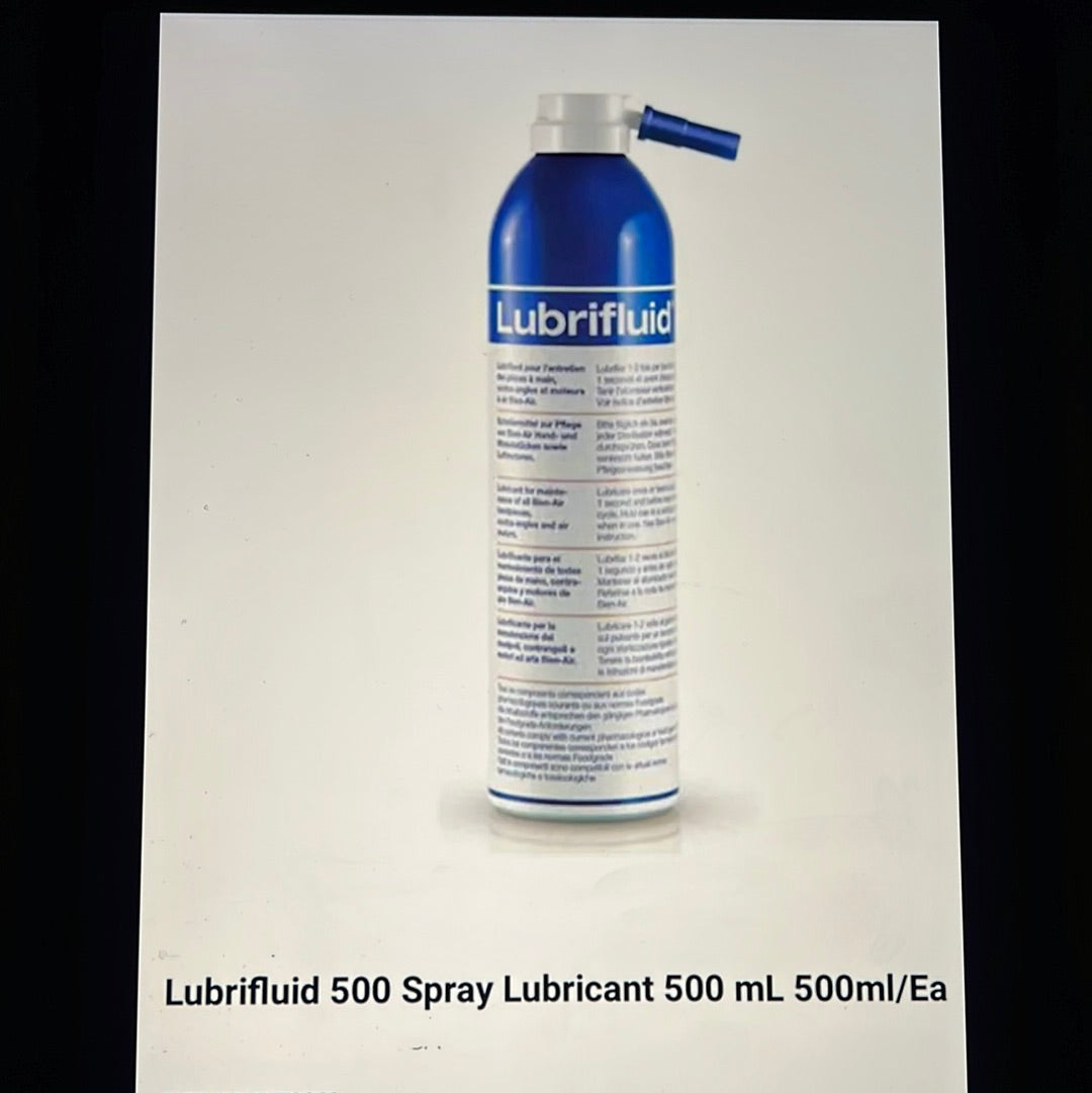 Henry Schein Bien Air Lubrifluid Spray Lubricant BLUE 500 mL Ebay Inv