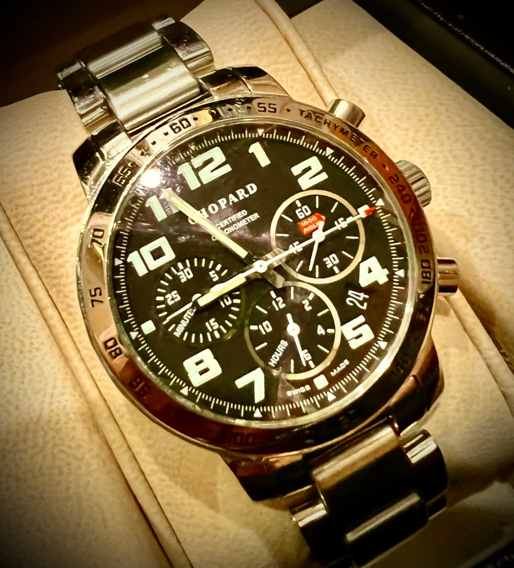 R#735 Chopard Mille Miglia Automatic Chronograph Chronometer Ref. 8920 Full Set Box Papers COSC Swiss Made