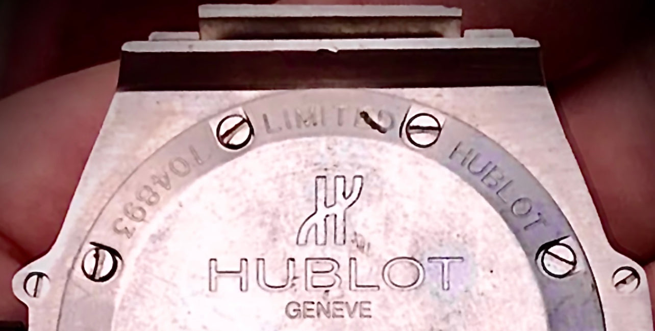 #771 HUBLOT GENEVE WATCH CASE ONLY Fomula 1 Limited edition Titanium Composite