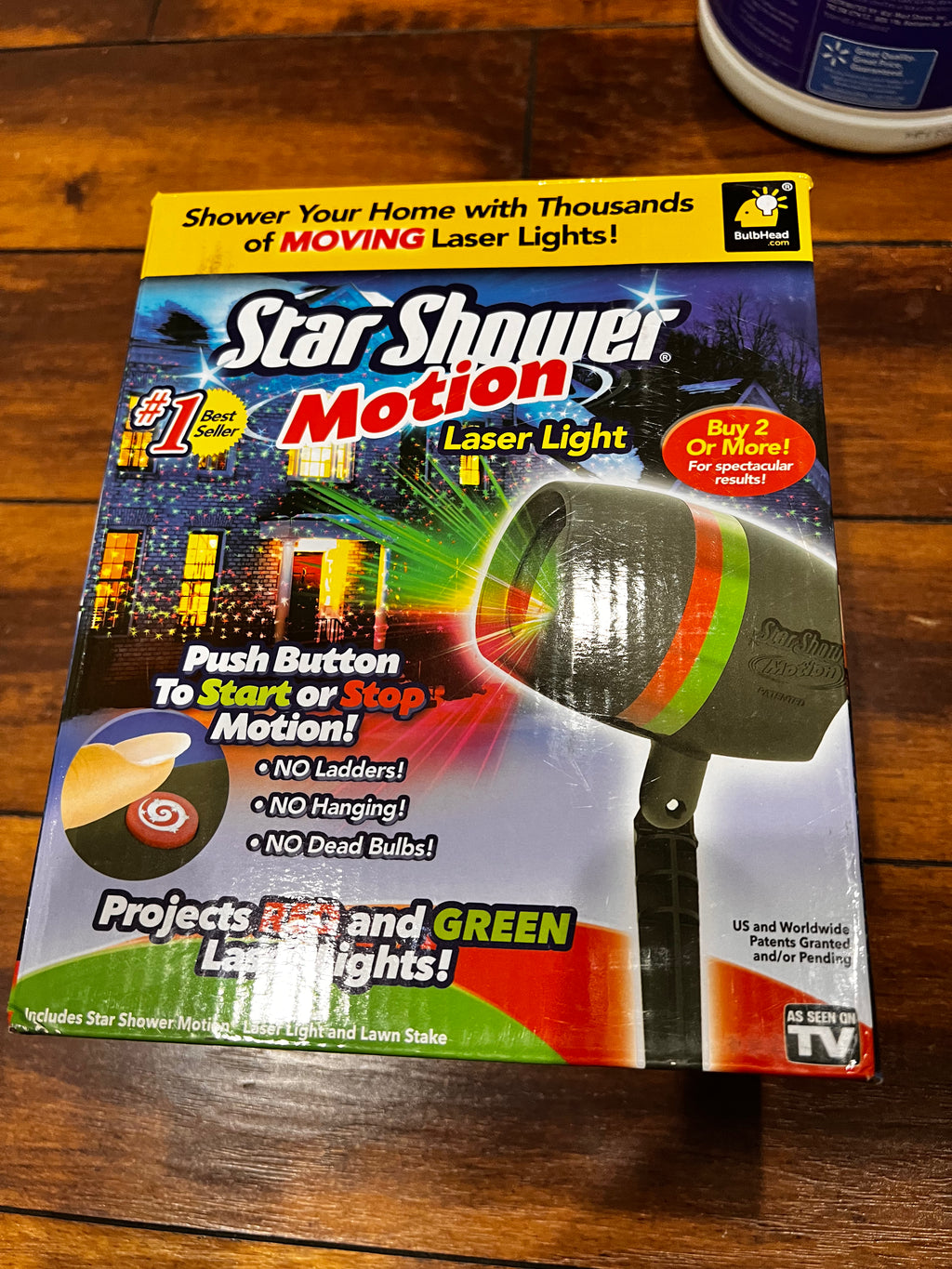 Star Shower Ultra 9, AS-SEEN-ON-TV, Outdoor Laser Holiday Projector, New 2022 Model w/ 9 Unique Patterns, Showers Home w/Thousands of Lights, 3 Color Combos, Motion or Still, Up to 3200 Sq Ft