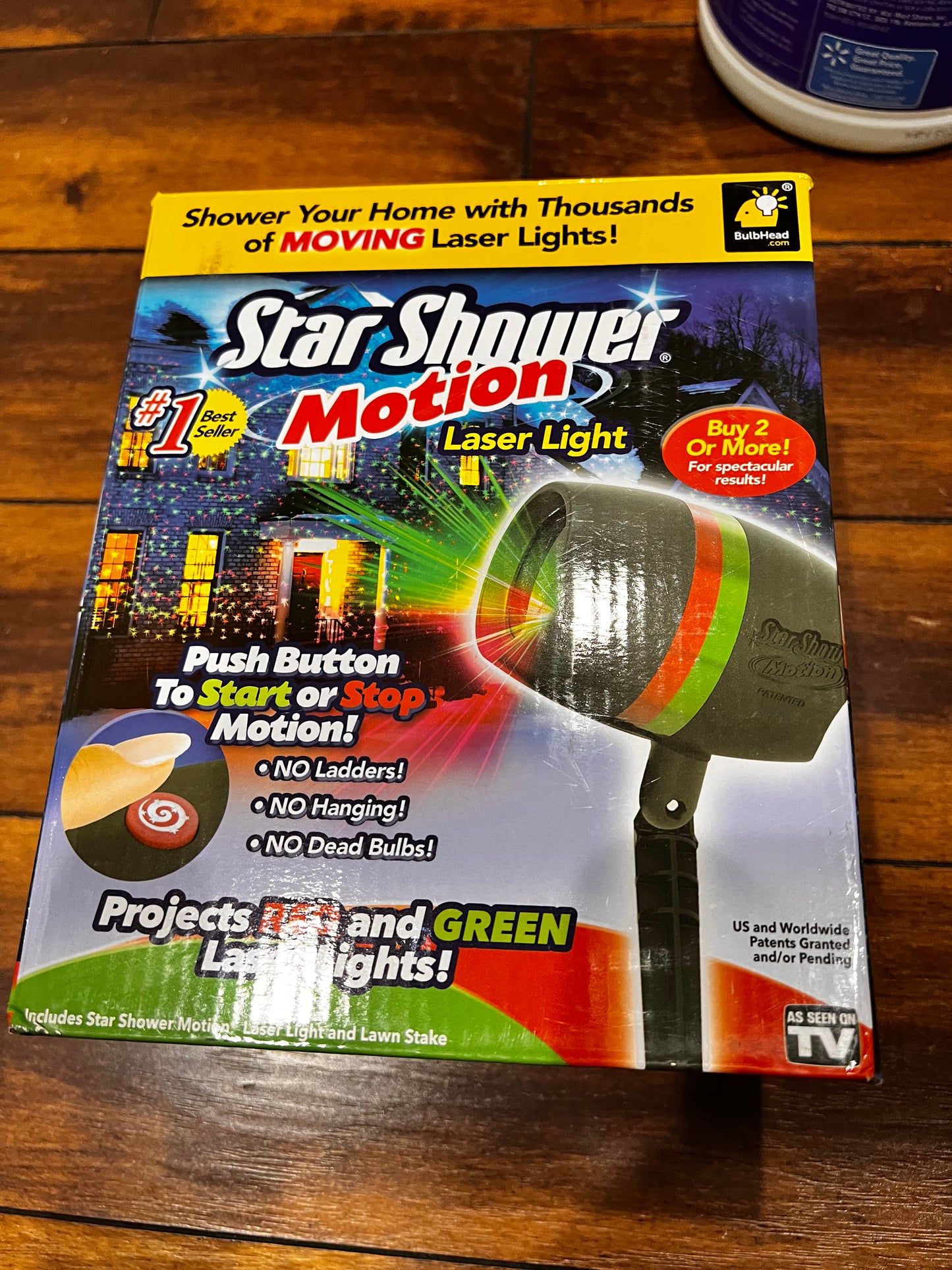 Star Shower Ultra 9, AS-SEEN-ON-TV, Outdoor Laser Holiday Projector, New 2022 Model w/ 9 Unique Patterns, Showers Home w/Thousands of Lights, 3 Color Combos, Motion or Still, Up to 3200 Sq Ft