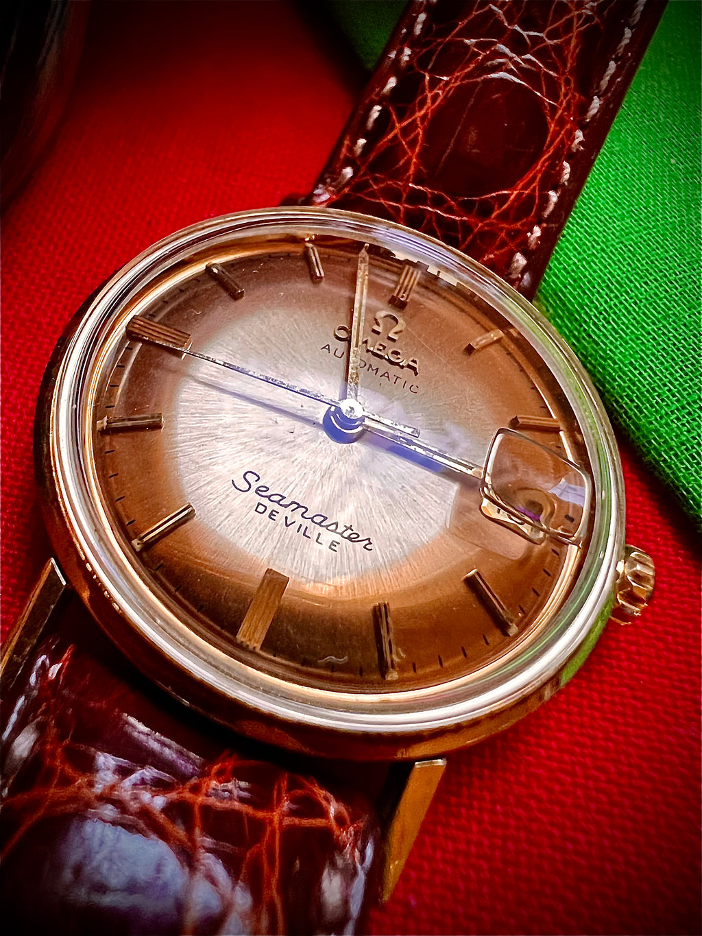 #500 OMEGA Seamaster Deville automatic Vintage gold