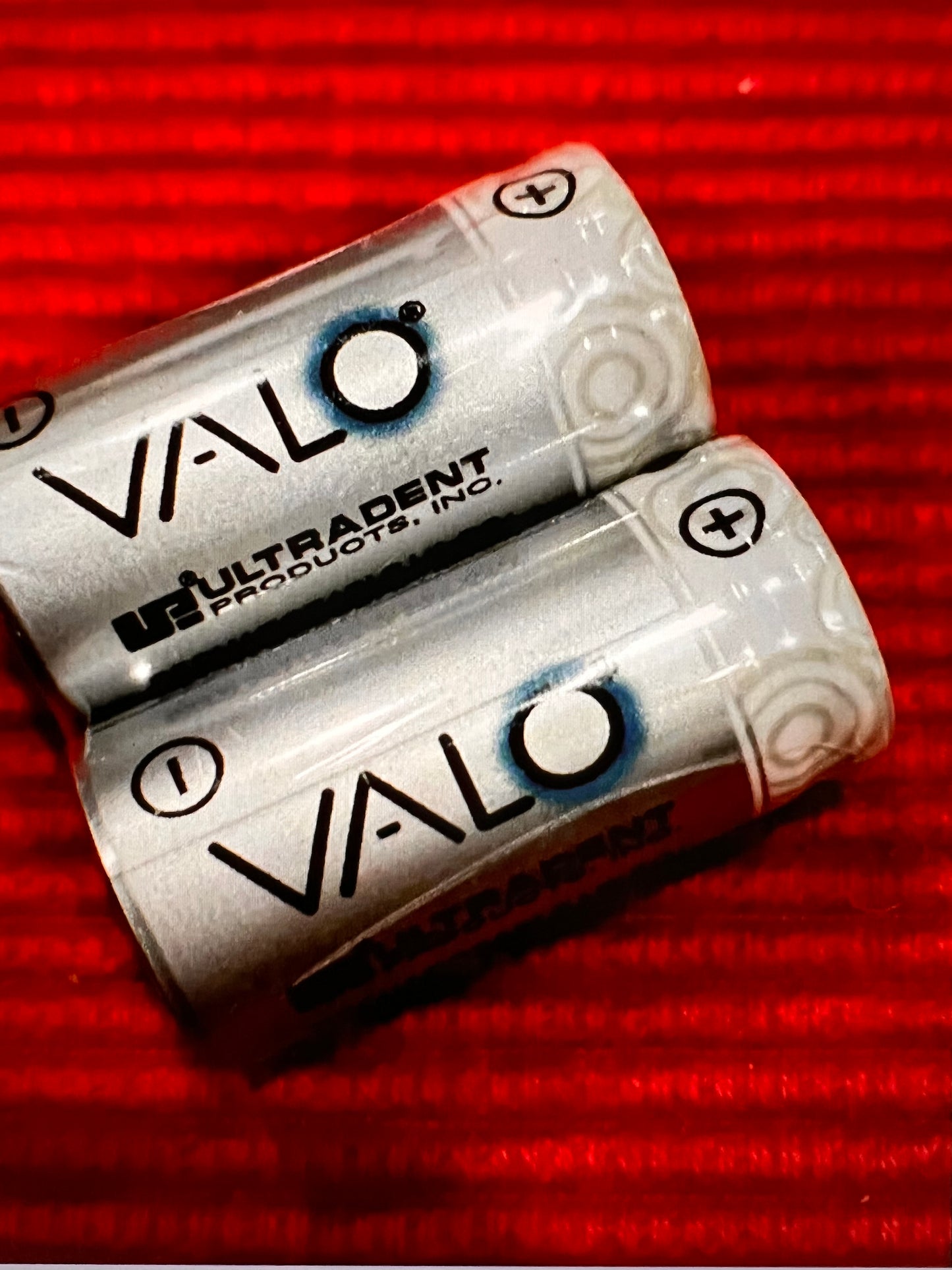 2 X Pack (4 Batt) VALO Cordless Rechargable Batteries Ultradent Curing Light