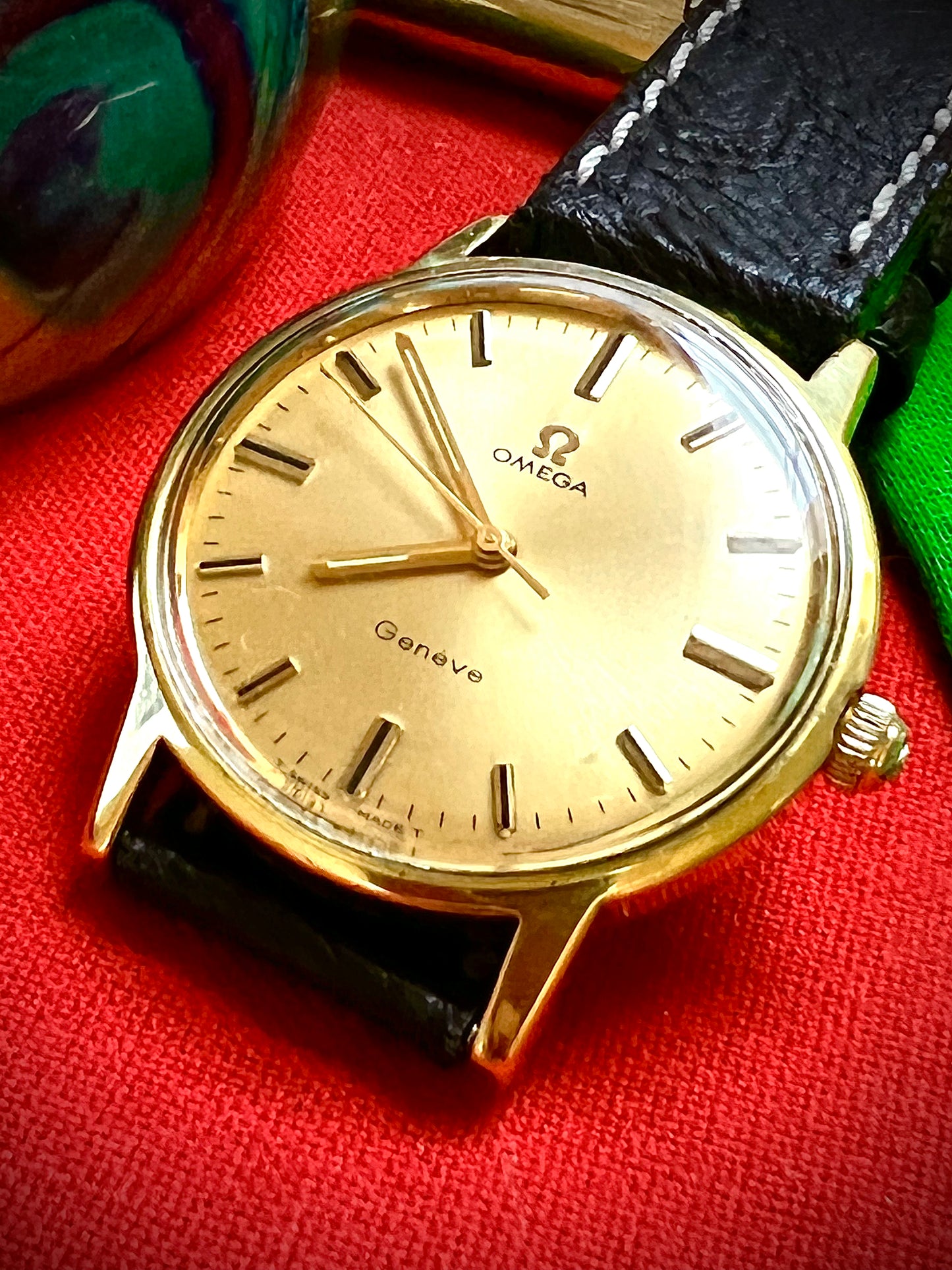 #602 GENEVE OMEGA Men's Watch Rare Vintage (Antique) Original Swiss Made