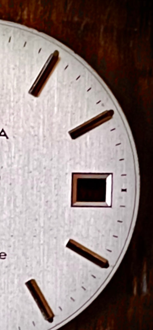 #789 Omega Genève Dial Silver Date 3 O’clock Vintage 565 562 613 Cal Swiss Made 60s 70s