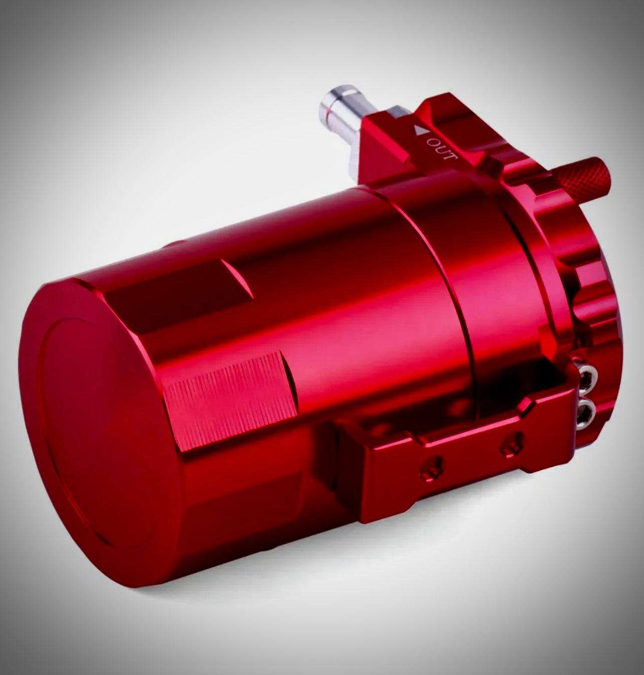 Oil Catch Tank Can Reservoir With Breather Filter Aluminum Fuel Engine