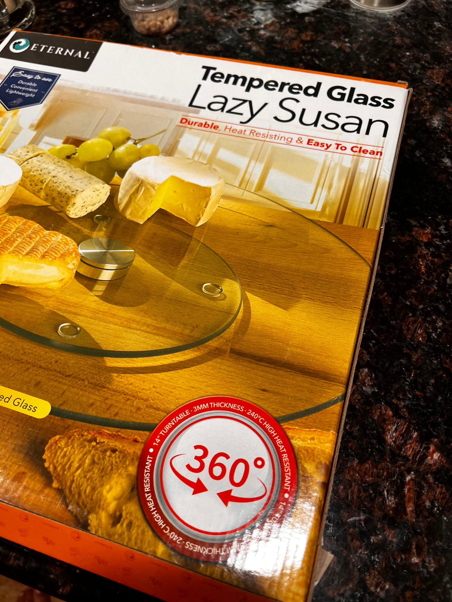 Lazy suzan Tempered Glass New  360