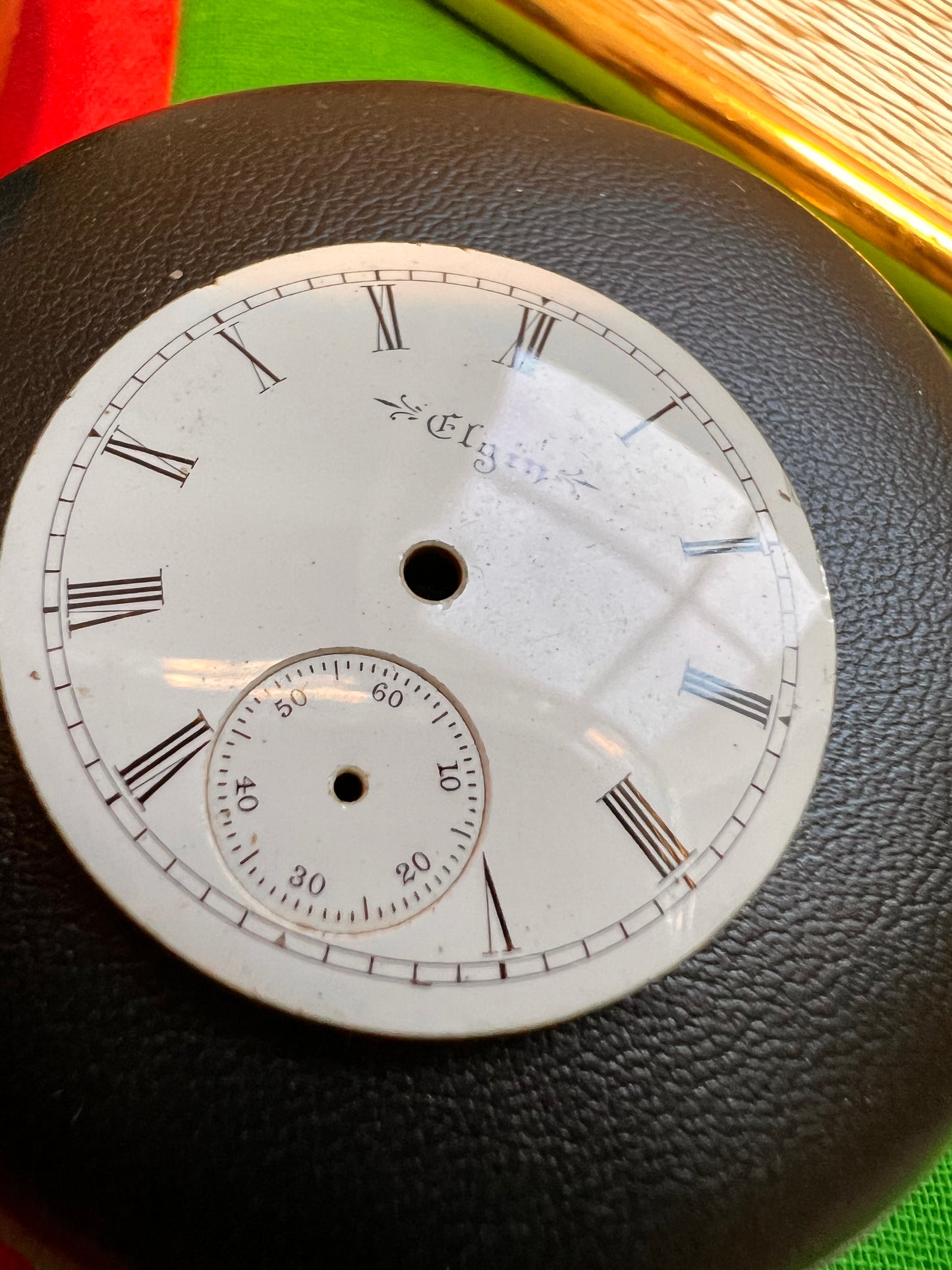 012 Elgin Pocket watch  Dial 29.05 mm