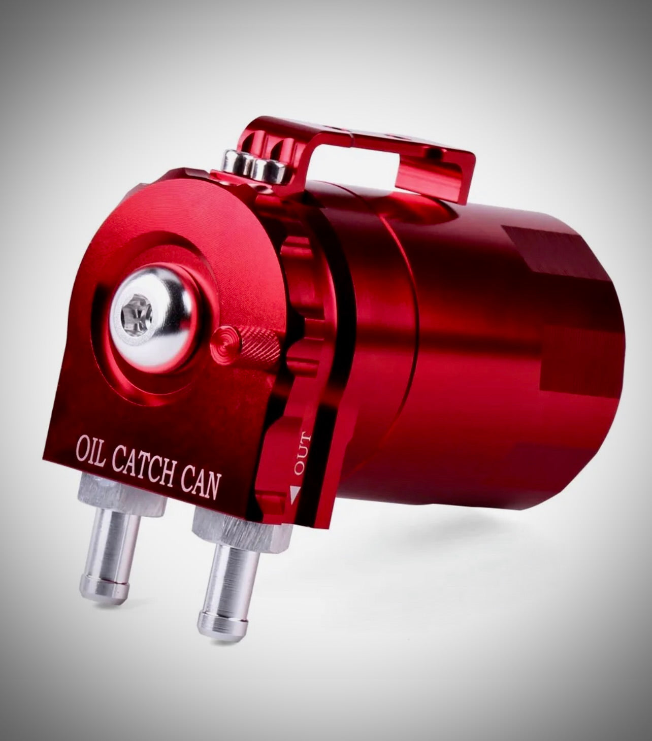 Oil Catch Tank Can Reservoir With Breather Filter Aluminum Fuel Engine