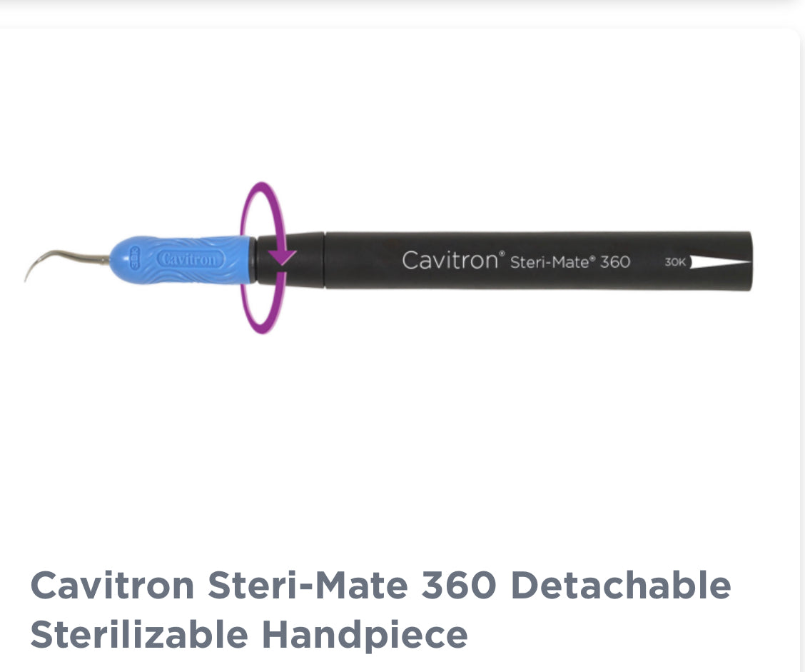 Dentsply Cavitron Steri- Mate 360 30K Sterilizable Sheath Handpiece No .8013201