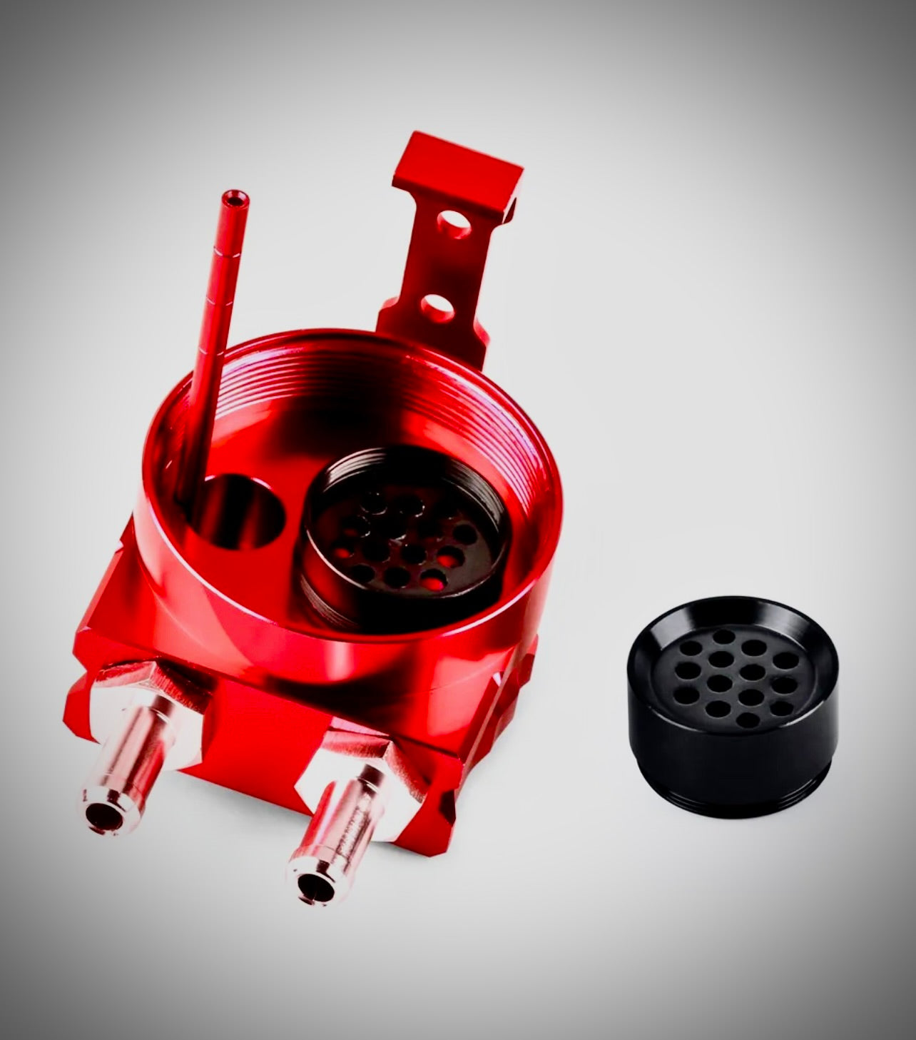 Oil Catch Tank Can Reservoir With Breather Filter Aluminum Fuel Engine