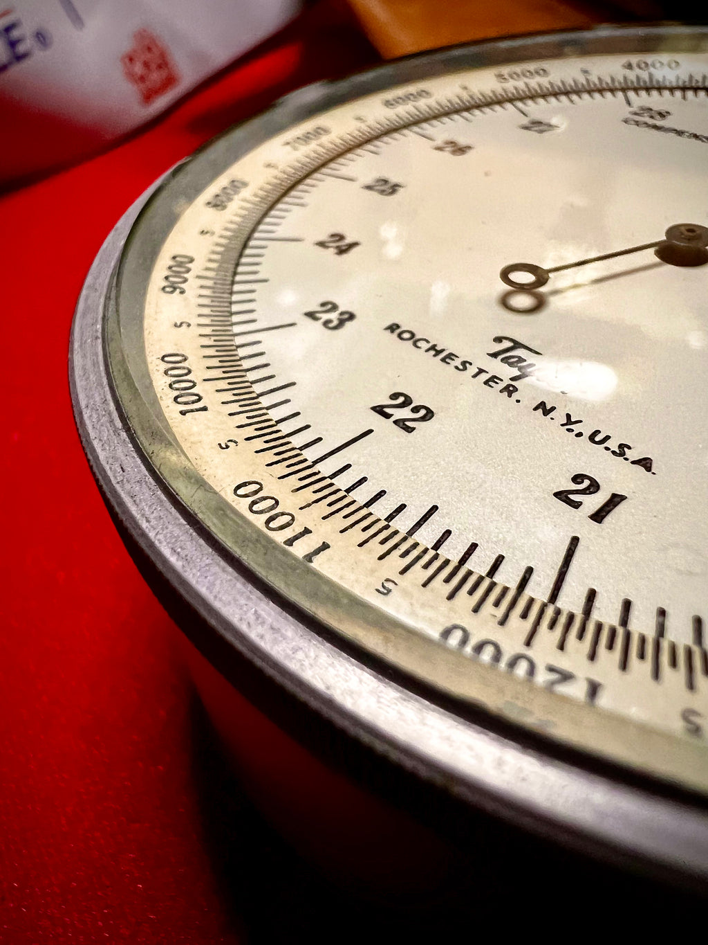 #886 Taylor Vintage Pocket Compensated 16,000 Ft Altimeter Barometer Extreemly Rare