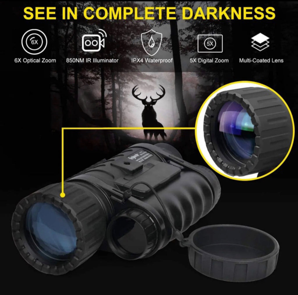 WG-50Plus 6x50mm WIFI Digital Night Vision Infrared IR Monocular w/32G & Camera