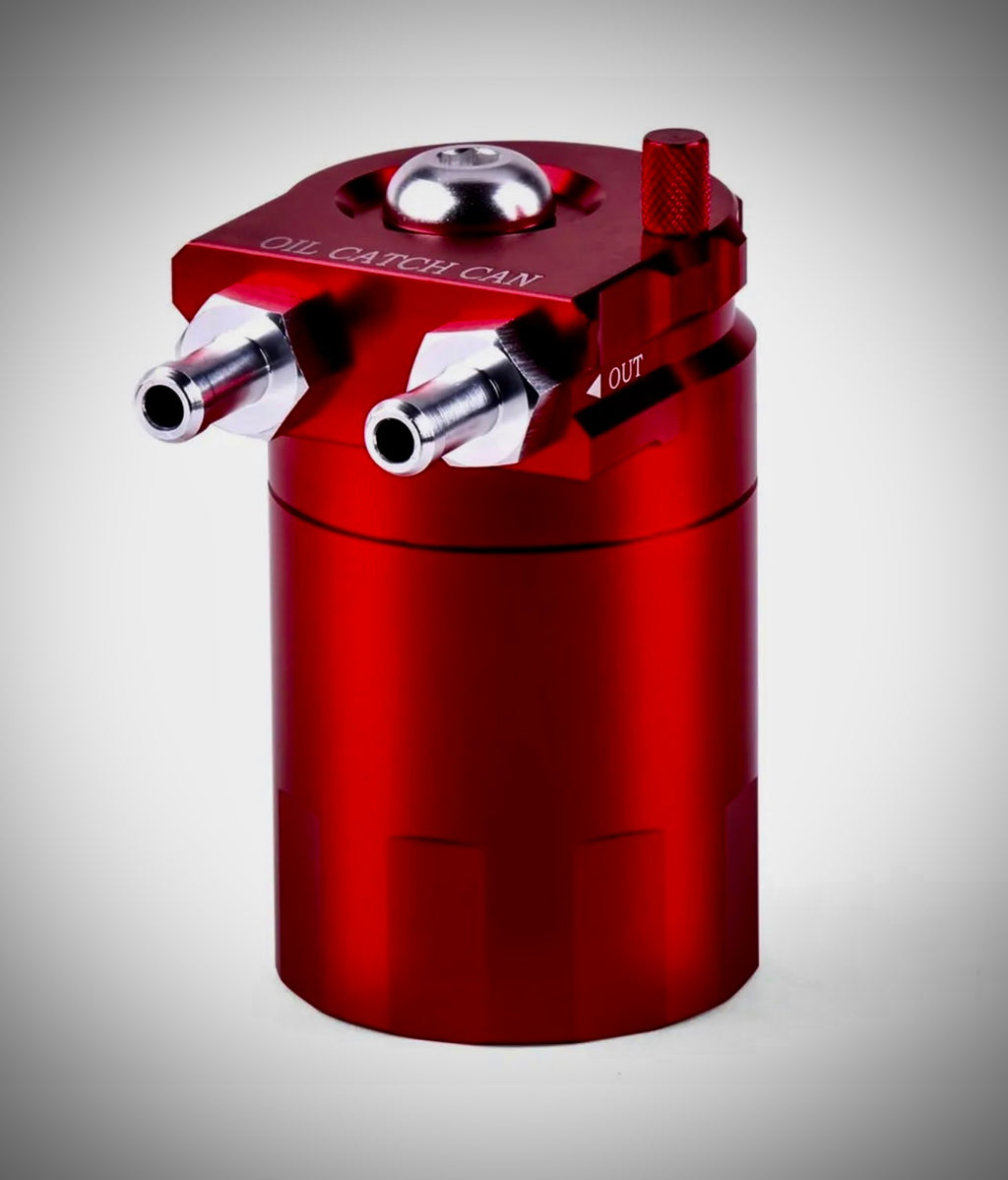 Oil Catch Tank Can Reservoir With Breather Filter Aluminum Fuel Engine