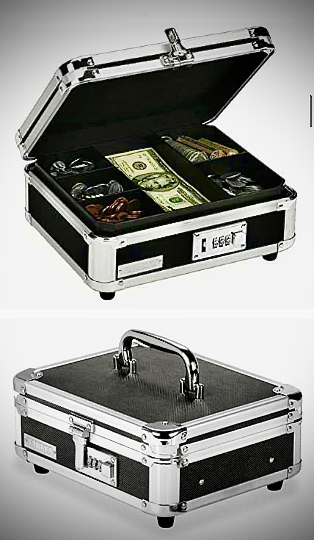 Cash Deposit Security combo lock Box