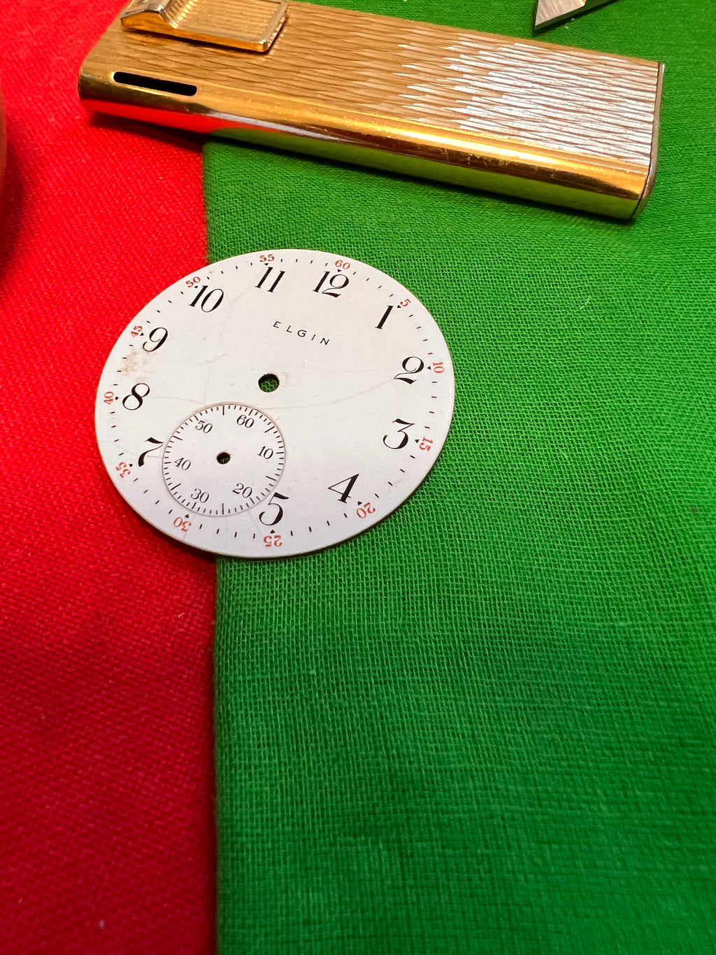 005 Elgin Pocket watch  Dial 37.52 mm