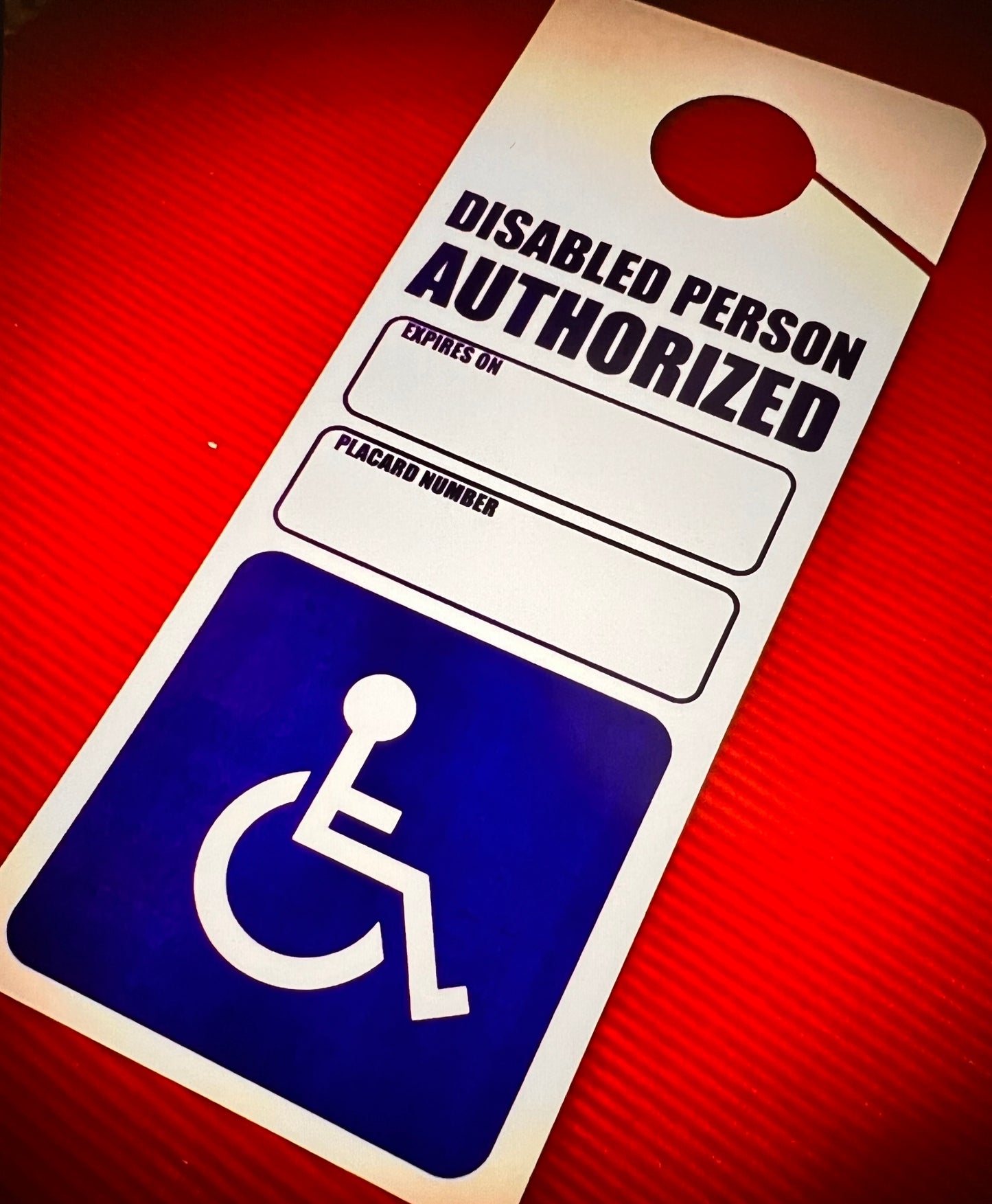 2 (Two) X Handicap Disabled Placards, Signs Impedido Cards Fast Shipping Ebay Inv $18.95