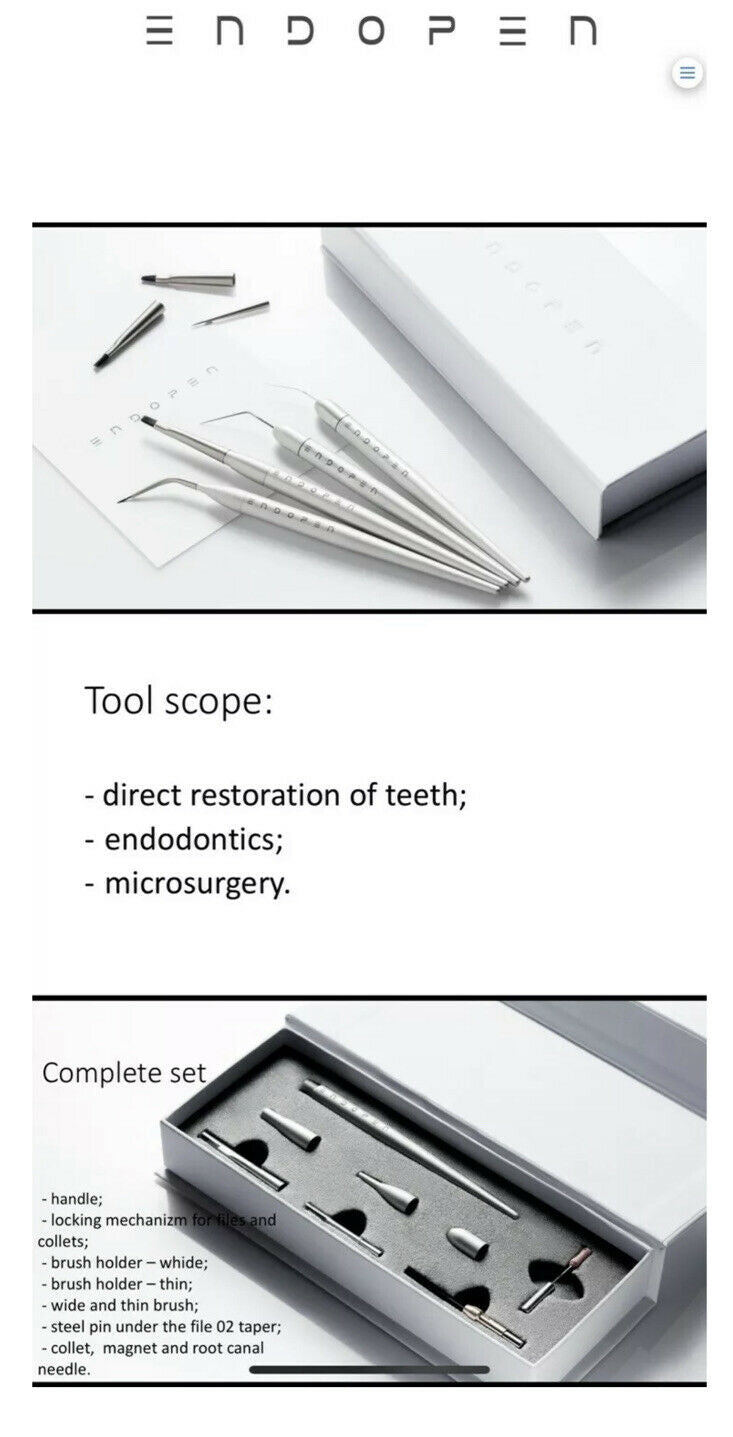 Endopen 2 In One- Restorative& Endo DentalBroken Tool Removal System Device