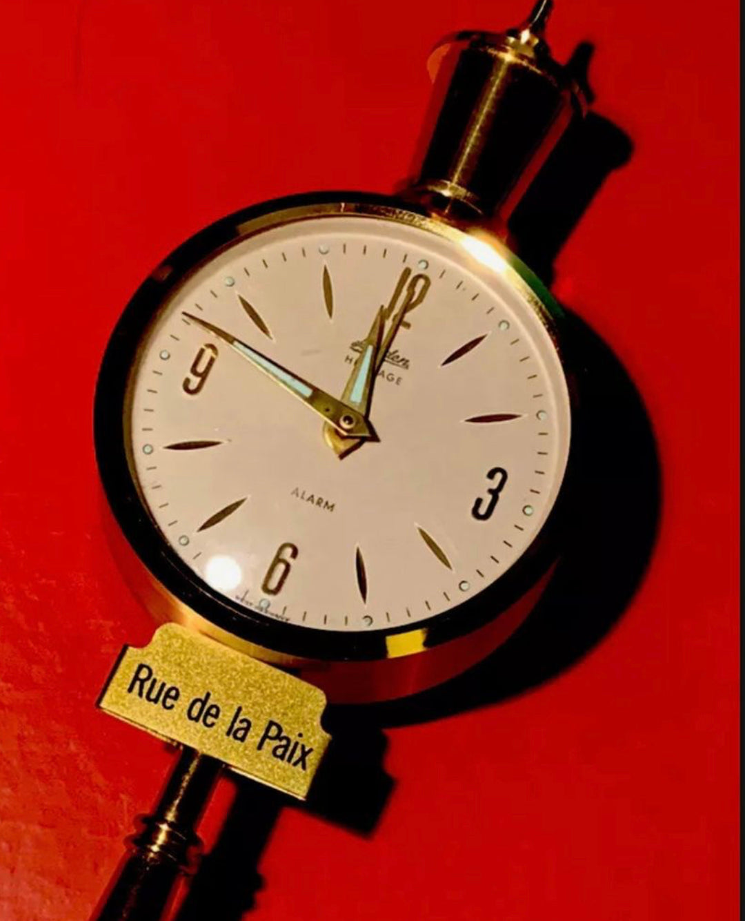 30. Collectable Vintage RARE LINDEN “Ru de LA Paix”CLOCK Made in West Germany