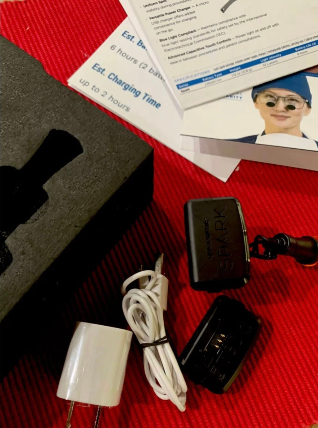 SPARK TRUCOLOR™ CORDLESS DENTAL SURGICAL HEADLIGHT SYSTEM 5Years limited Warranty