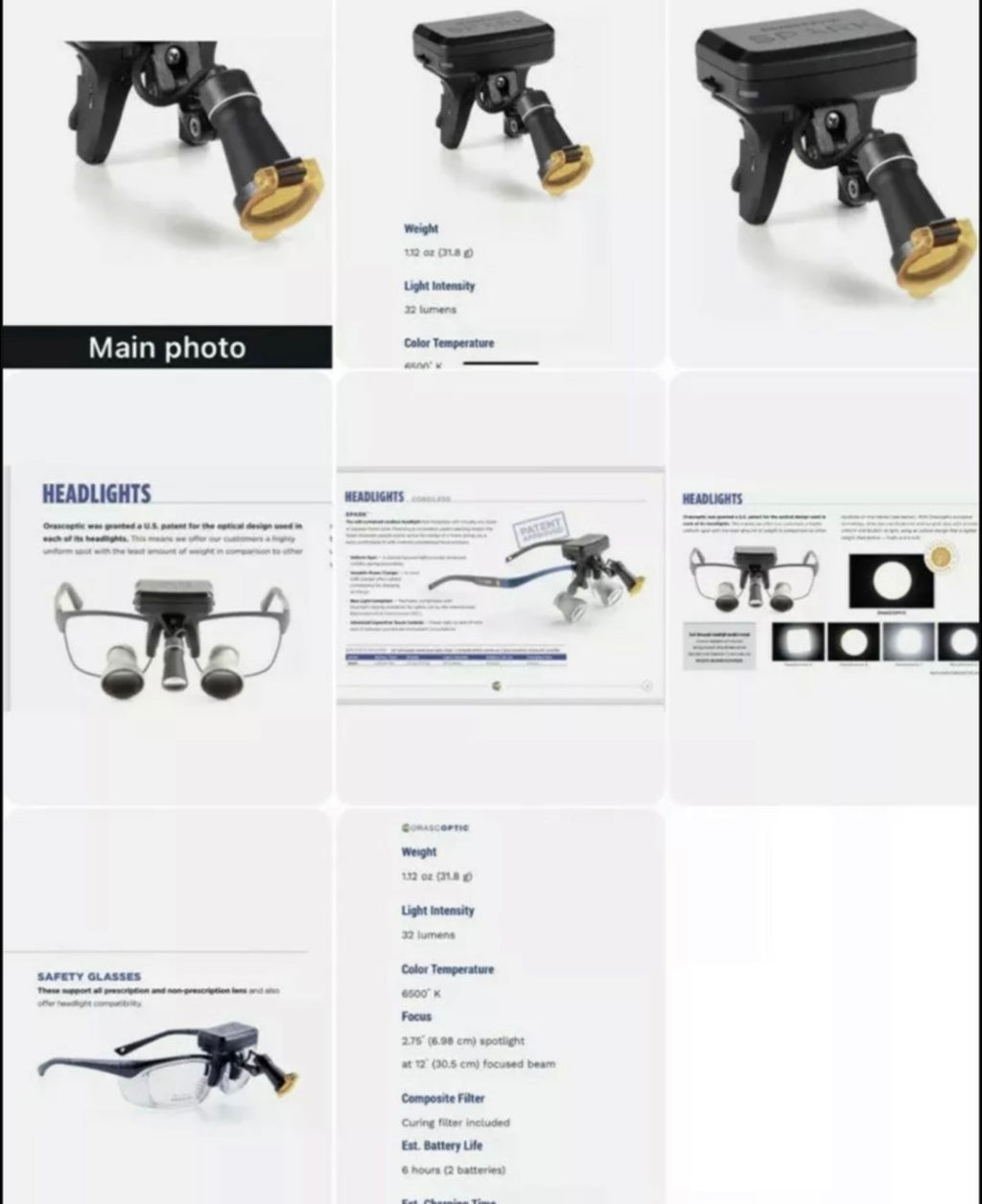 SPARK TRUCOLOR™ CORDLESS DENTAL SURGICAL HEADLIGHT SYSTEM 5Years limited Warranty