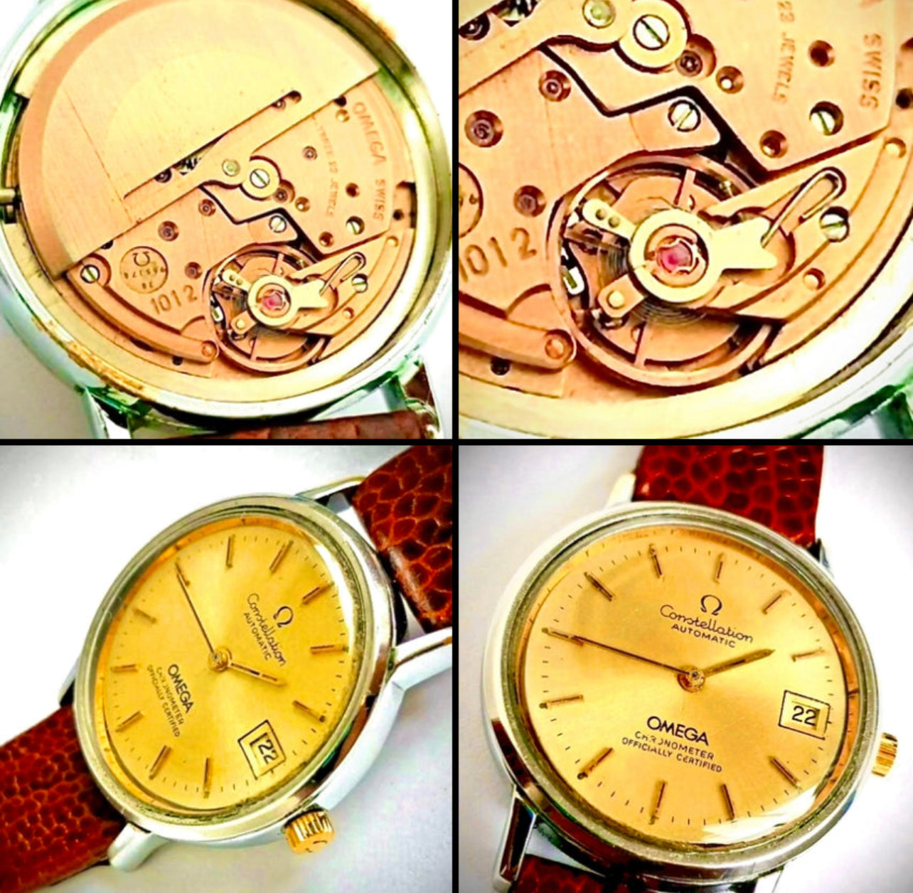 #839  Vintage 1950’s Gold Filled Omega Ladymatic Watch 14 k Gold filled