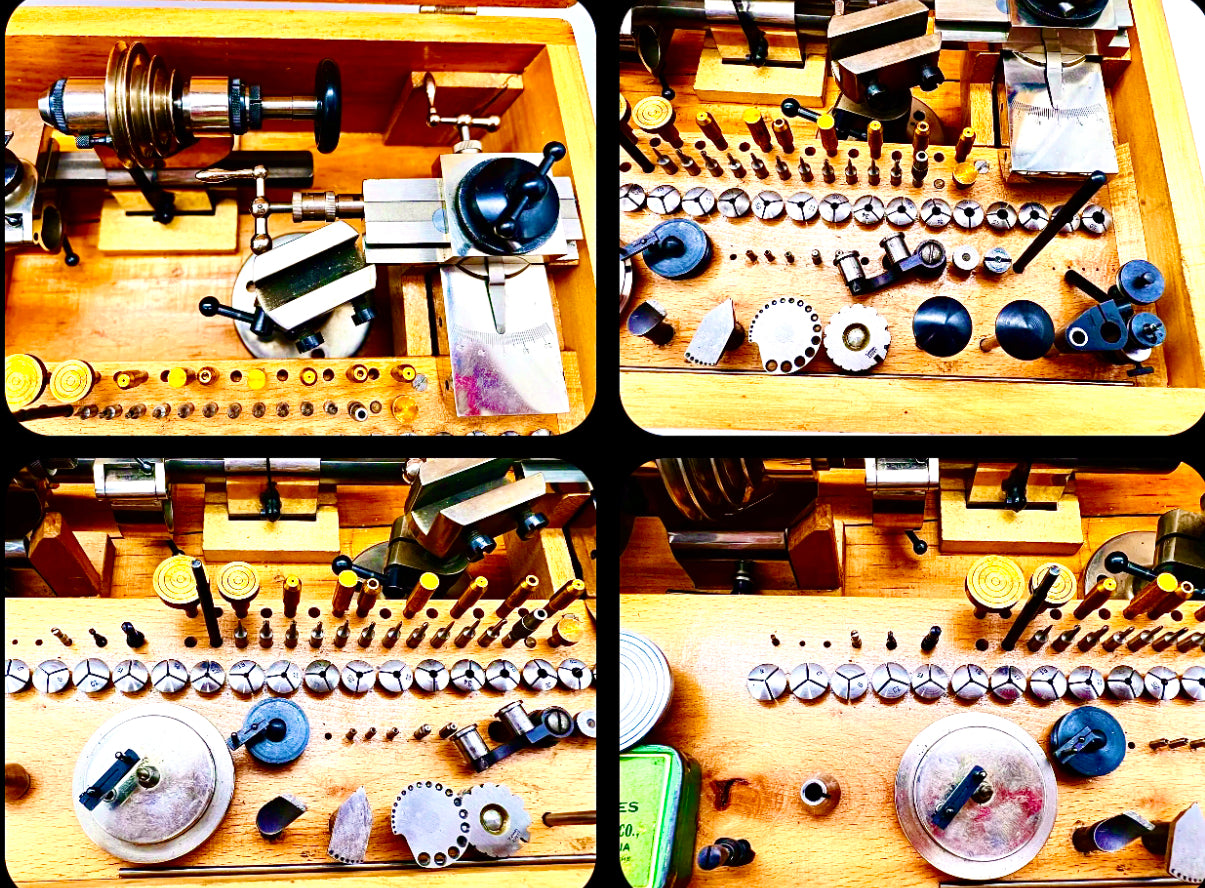 Watchmaker Boley 8mm Lathe Big Set Made in Germany