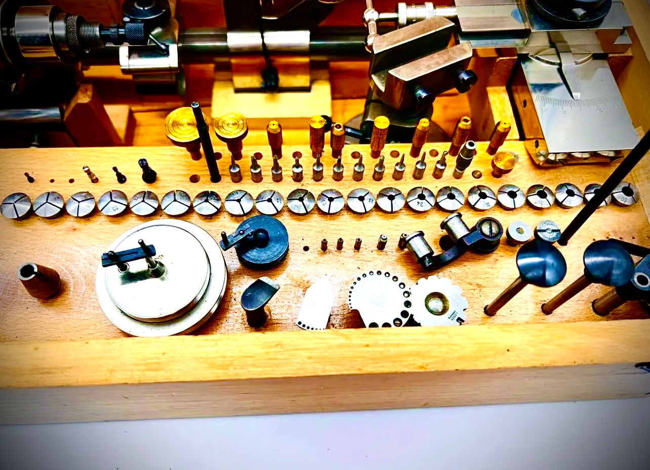 Watchmaker Boley 8mm Lathe Big Set Made in Germany