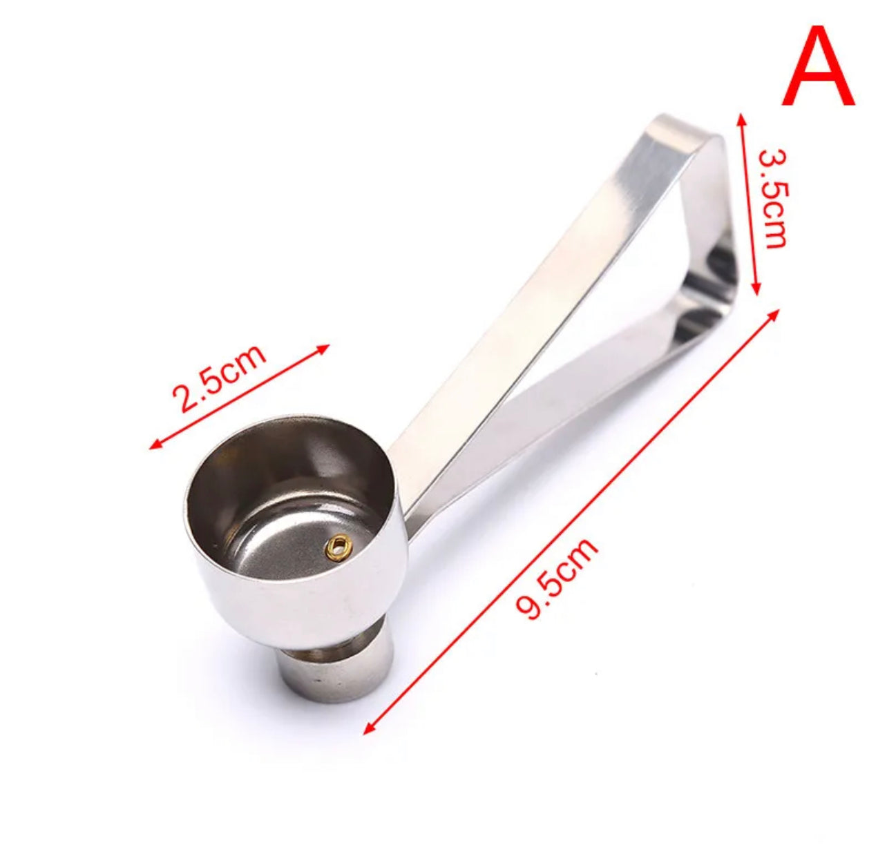 Steel Egg Cutter Eggshell Topper Shell Opener Kitchen Cooking Tools Model Type A (Smaller in size 2.5 cm)