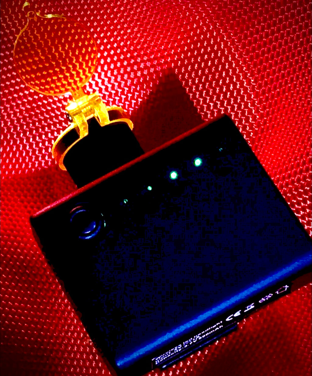 Dental Loupes Wireless Headlamp With Orange Filter, Charger And Case Lightweight