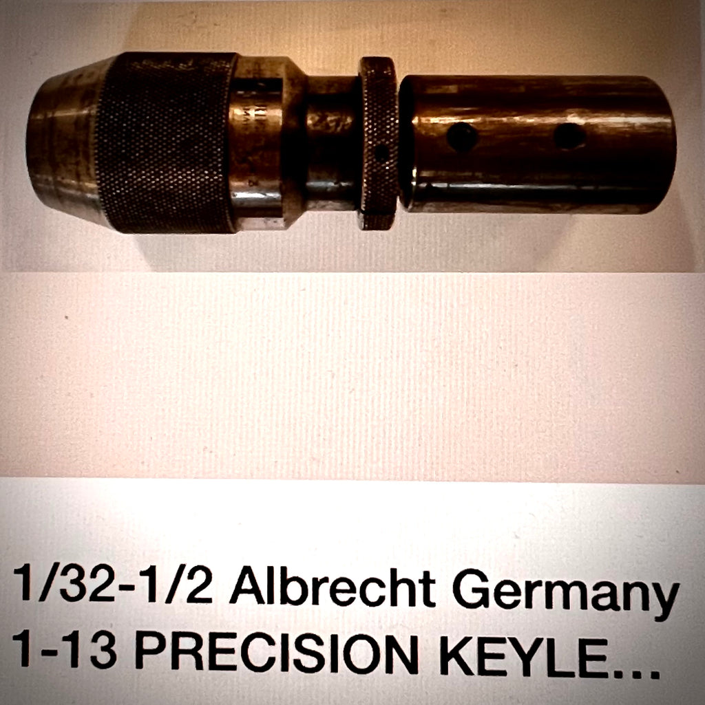 1/32-1/2 Albrecht Germany 1-13 PRECISION KEYLESS CHUCK