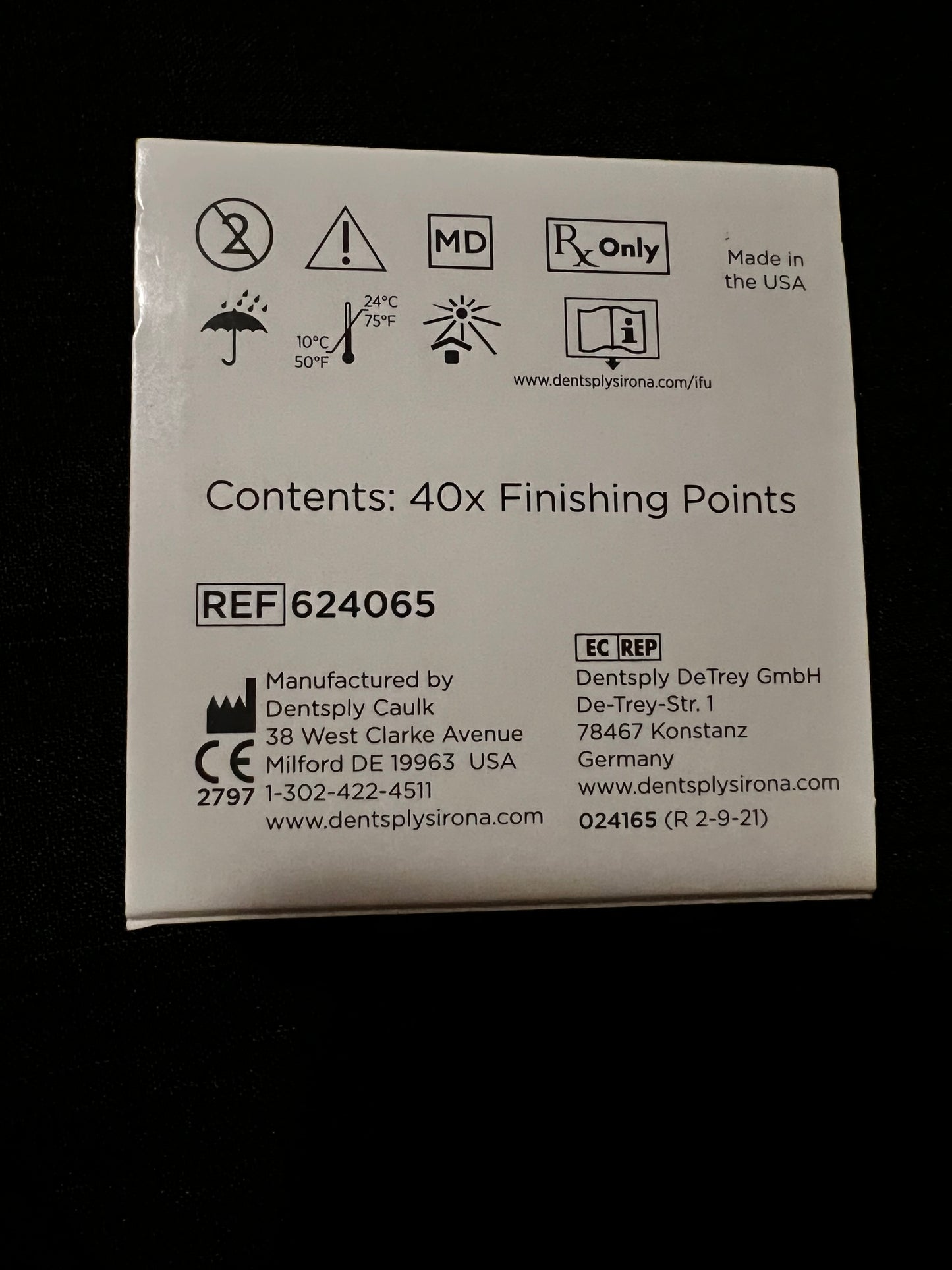 Enhance Finishing Points, RA shank, Package of 40 Points By Dentsply Sirona