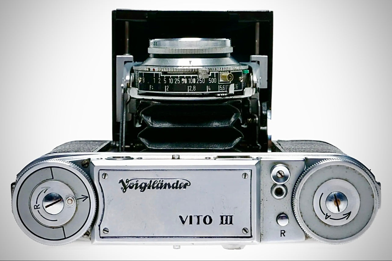 Rare Voigtlander Vito III Folding 35mm Film Rangefinder Camera ULTRON 2/50